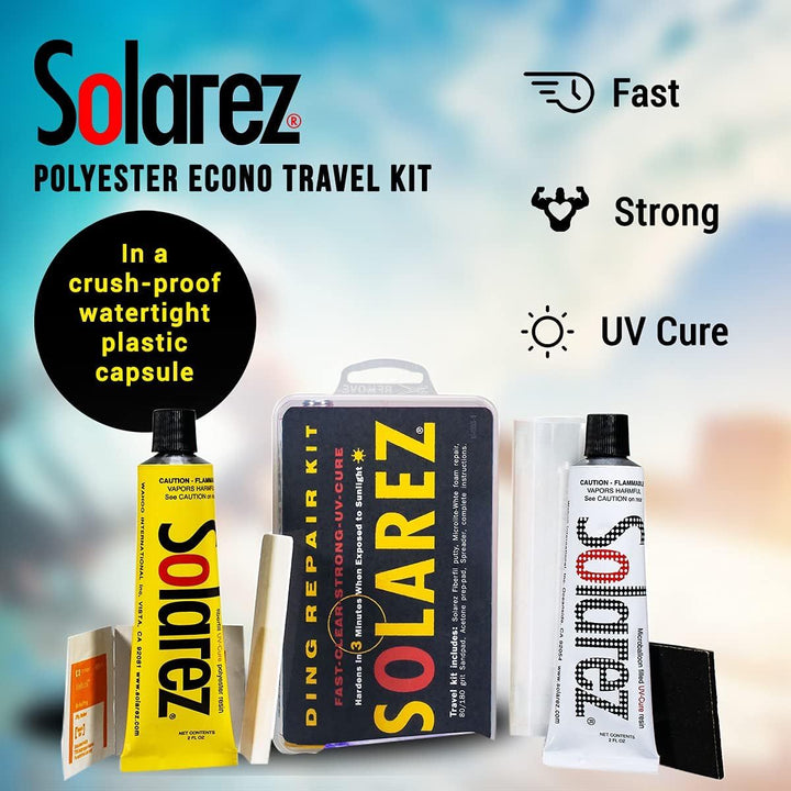 Polyester Surfboard Repair Econo Travel Kit