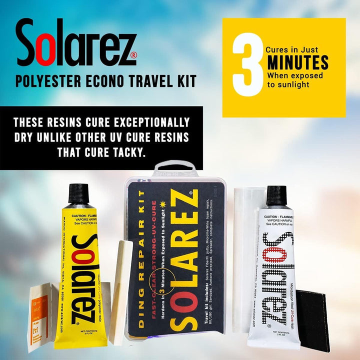Polyester Surfboard Repair Econo Travel Kit