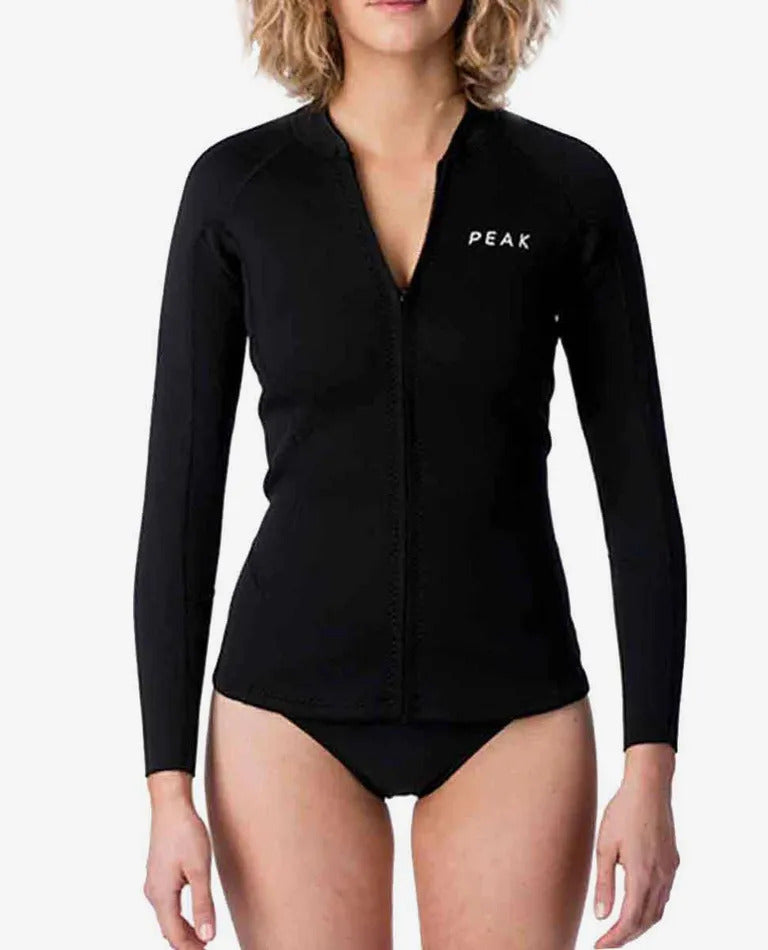 Ladies Energy Long Sleeve Womens Wetsuit Top - Black
