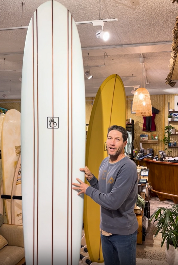 Beau Young Hand Shaped The Peace Train Longboard - 9'3