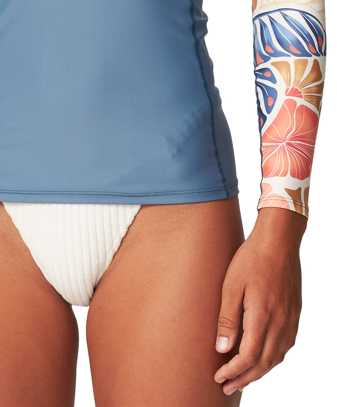 Womens Bahia 1/4 Zip Long Sleeve Rash Vest