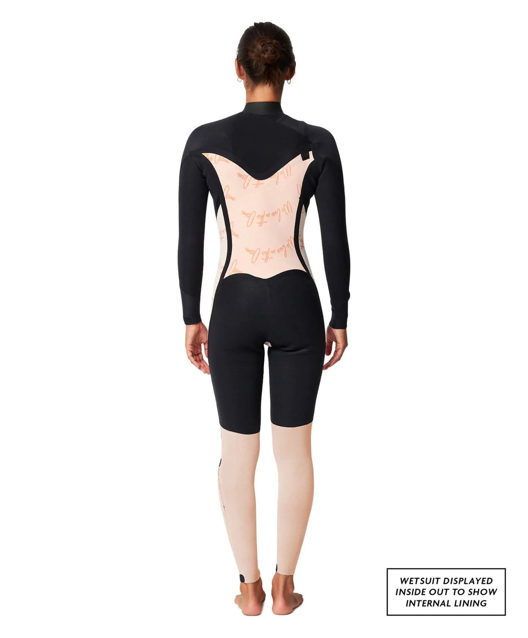 Bahia 3/2 Chest Zip Steamer Womens Wetsuit - Black