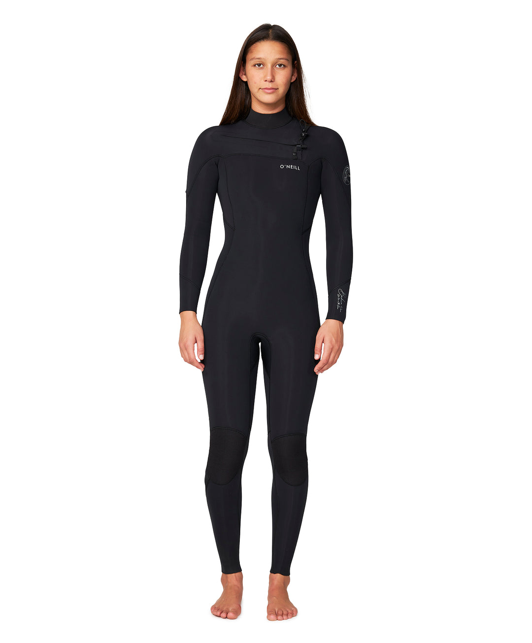 Bahia 4/3 Back Zip Steamer Womens Wetsuit - Black