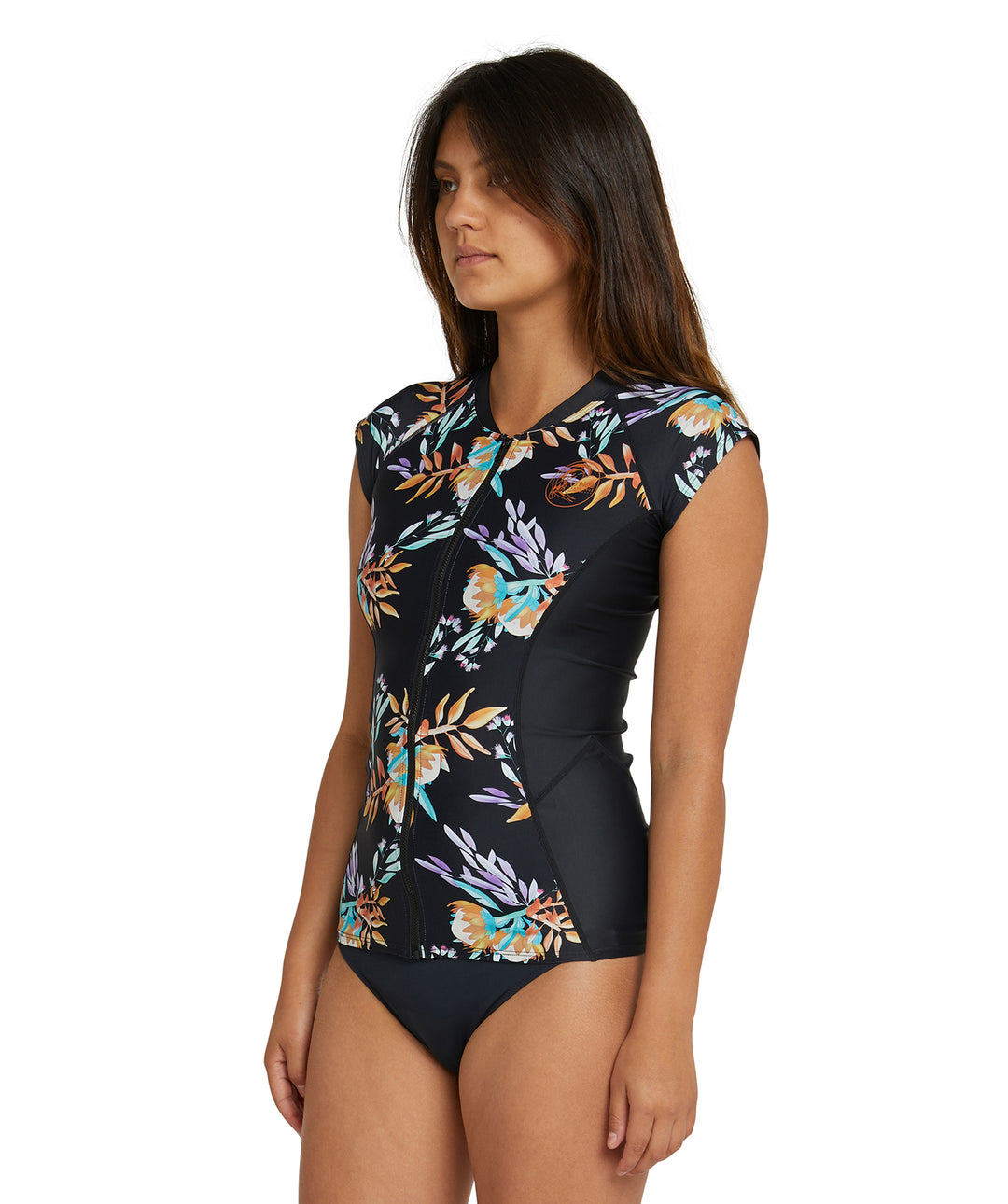 Women's Bahia Cap Sleeve Rash Vest - Australiana