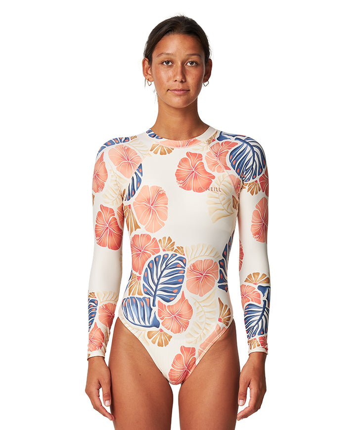 Womens Bahia Cutout Back Zip Long Sleeve Surfsuit
