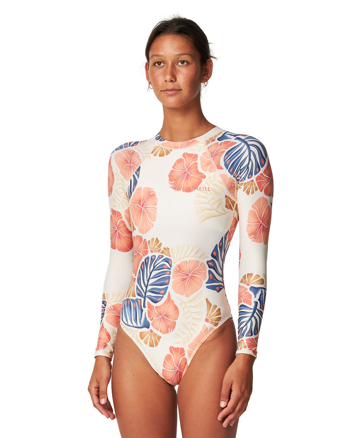 Womens Bahia Cutout Back Zip Long Sleeve Surfsuit