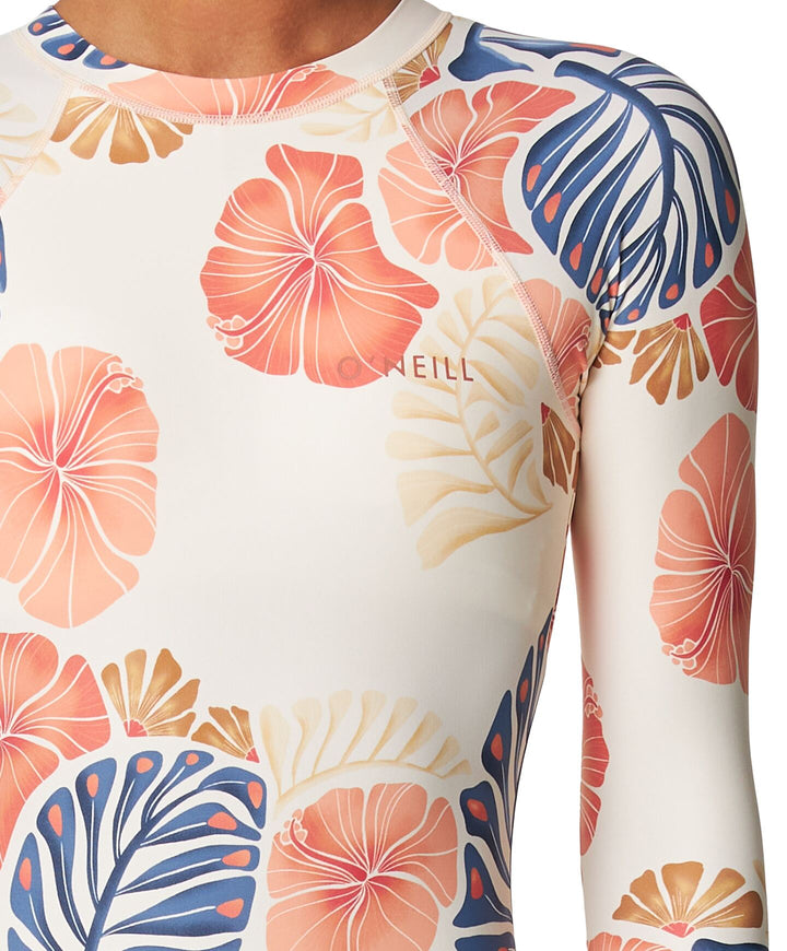 Womens Bahia Cutout Back Zip Long Sleeve Surfsuit