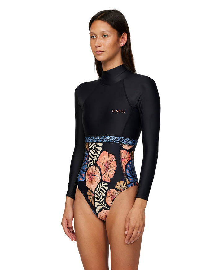 Womens Bahia Back Zip Long Sleeve Surfsuit