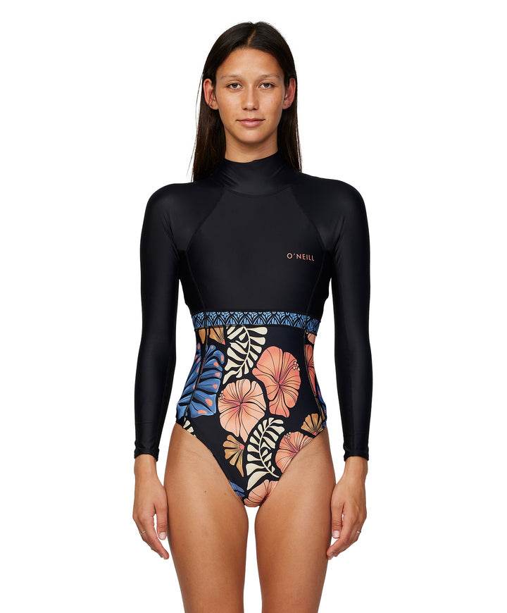 Womens Bahia Back Zip Long Sleeve Surfsuit