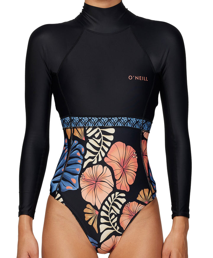 Womens Bahia Back Zip Long Sleeve Surfsuit