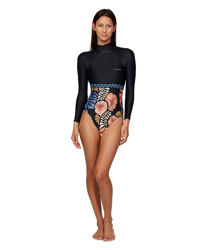Womens Bahia Back Zip Long Sleeve Surfsuit