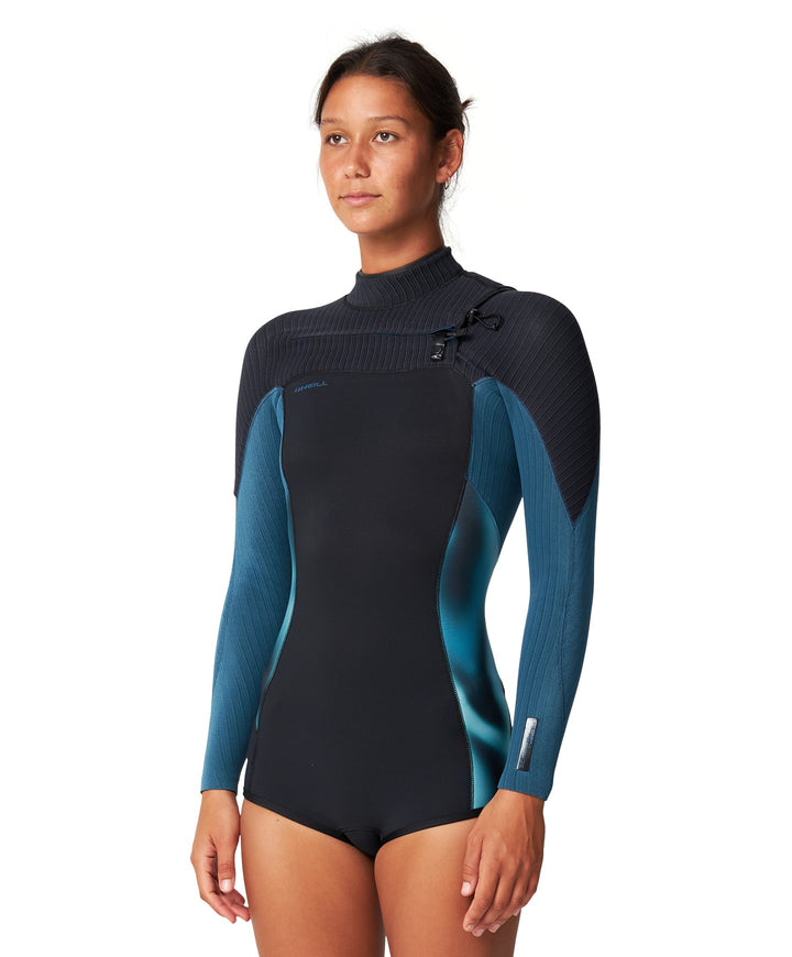 Women's HyperFreak 2mm Chest Zip Long Sleeve Springsuit - Wave Runner