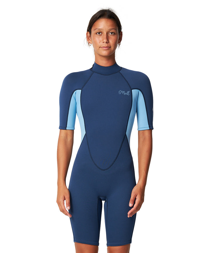 Womens Reactor II 2mm Back Zip Short Sleeve Springsuit Wetsuit