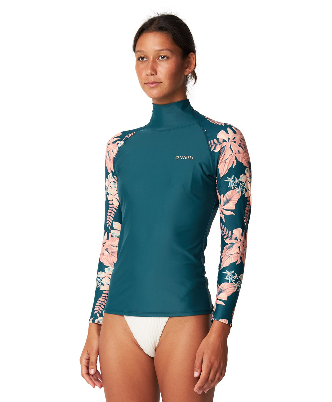 Womens Salina High Neck Long Sleeve UV Rash Vest