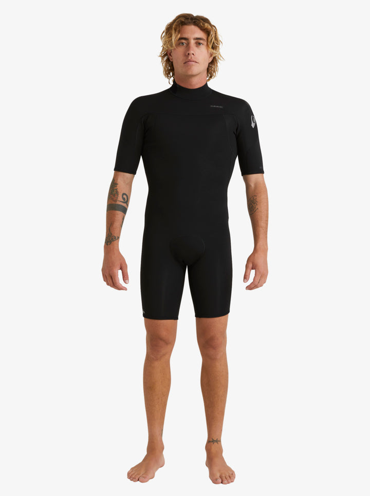 Everyday Sessions 2/2 Chest Zip Springsuit Wetsuit - Black