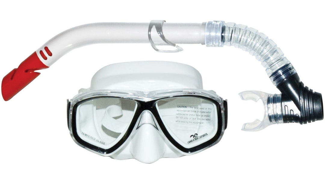 Clearwater Coloured Silicone Mask and Snorkel Set