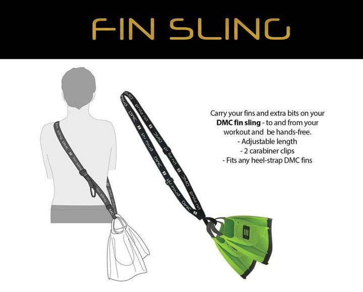 Fin Sling - Black/Green