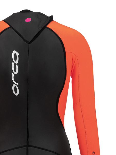 Openwater Core Hi-Vis Womens Swimming Wetsuit - Black/Orange