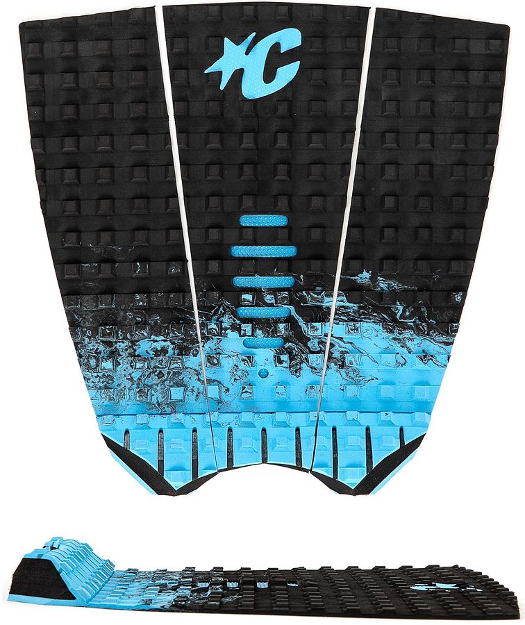 Creatures of Leisure Mick Fanning Signature 3 Piece Traction - Black-Fade Cyan