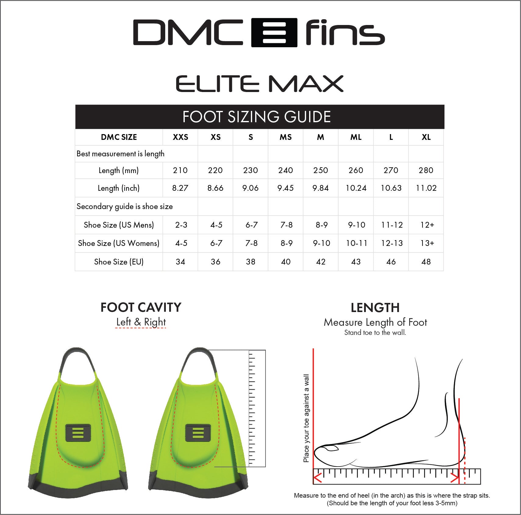 DMC Elite Max Swim Fins - Biggest Range in Sydney – Long Reef Surf Co