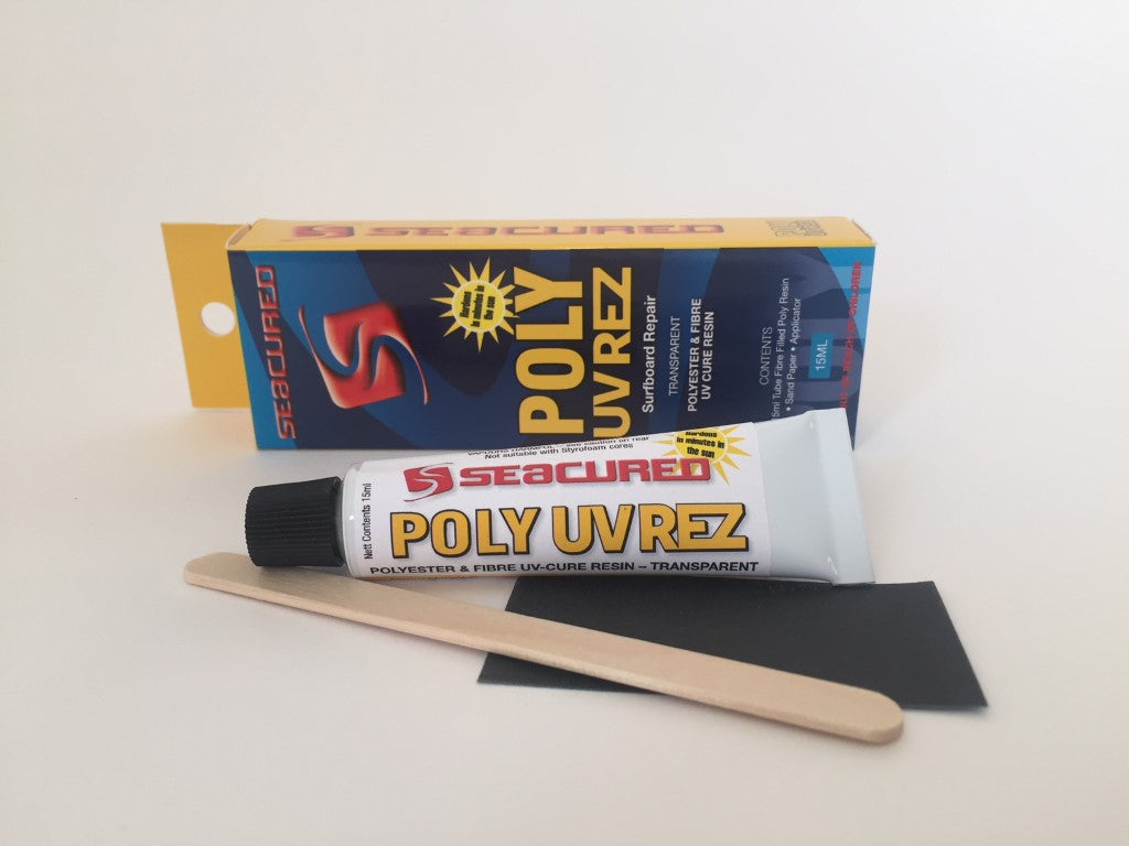Seacured UV Poly Resin Surfboard Ding Repair Kit - 15ml