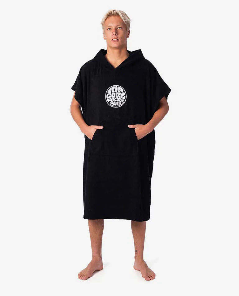 Rip Curl Men's Icons Hooded Towel - Black