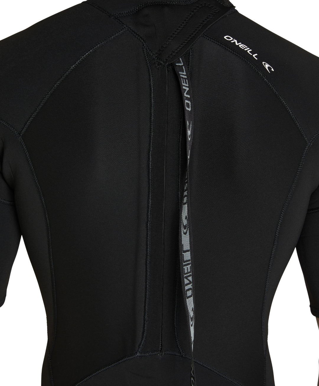 Defender 2mm Back Zip Sealed Springsuit Wetsuit - Black