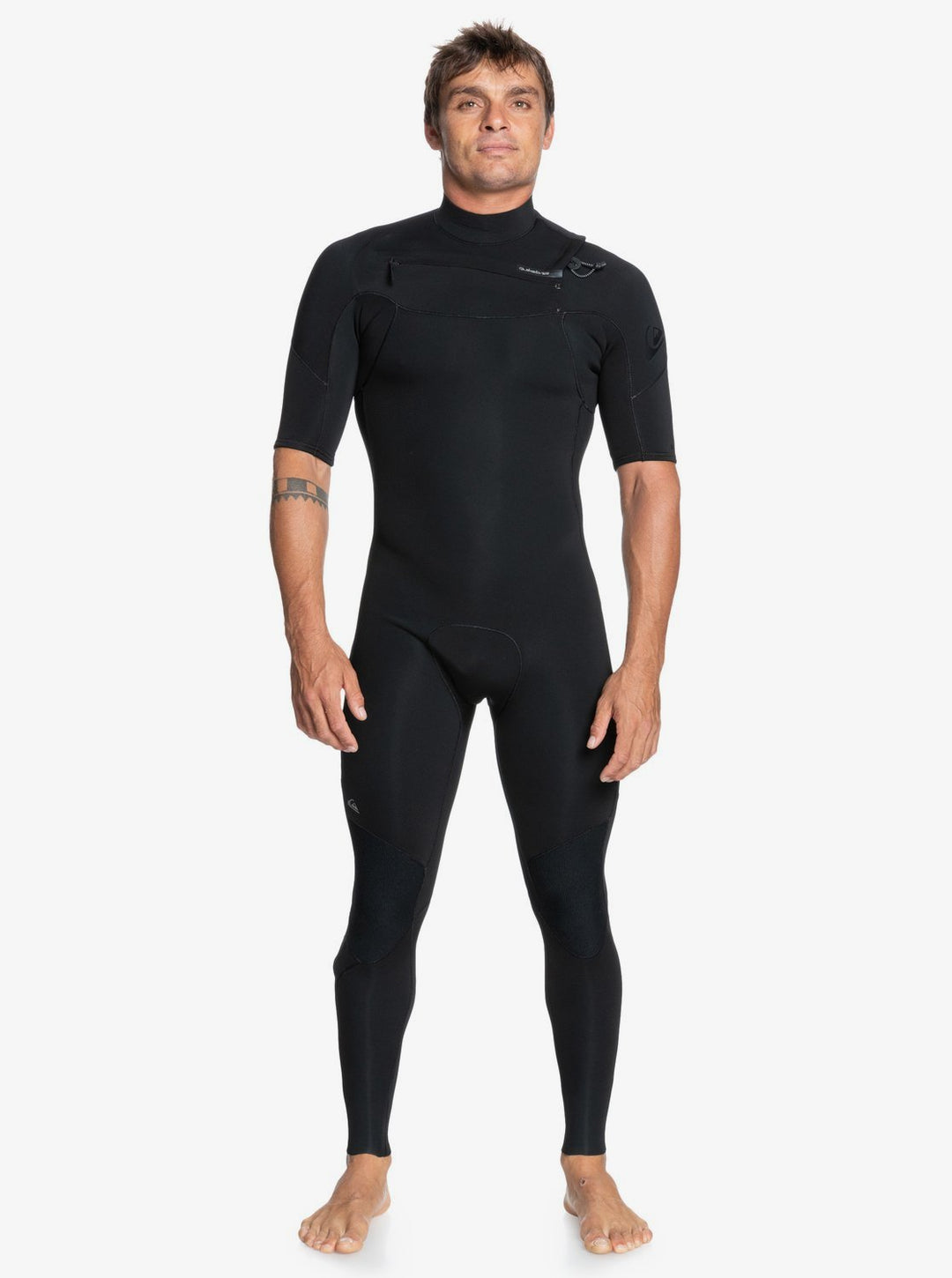 Everyday Sessions 2/2 Short Sleeve Chest Zip Steamer Wetsuit - Black
