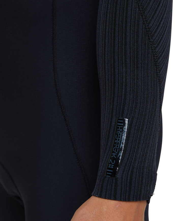 Hyperfreak 2mm Chest Zip Long Sleeve Springsuit Mens Wetsuit (2022) - Black