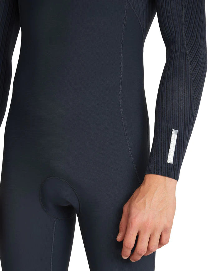 Hyperfreak 2mm Chest Zip Long Sleeve Springsuit Wetsuit - Black