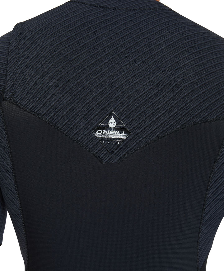 Hyperfreak 2mm Chest Zip Short Sleeve Steamer Wetsuit - Black