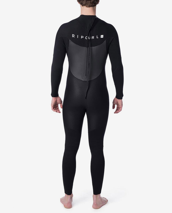 Omega 3/2 GB Back Zip Steamer Mens Wetsuit - Black