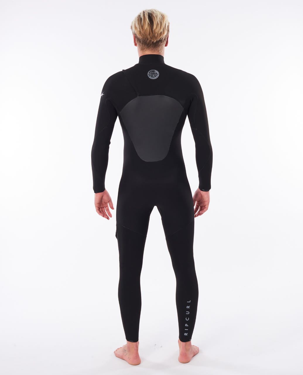 Flashbomb 3/2 Chest Zip Steamer Mens Wetsuit - Black