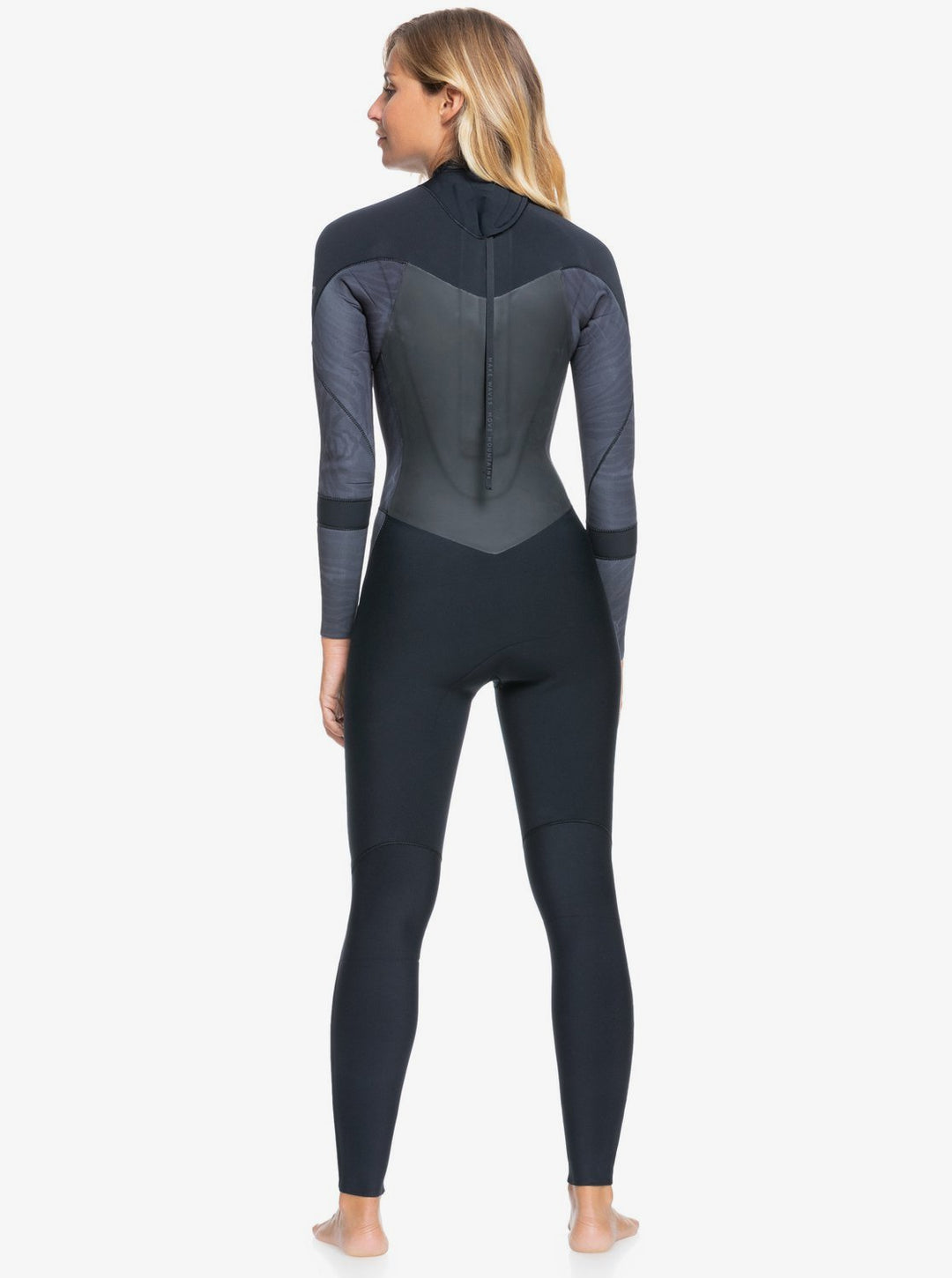 Womens Syncro 3/2 Back Zip Steamer Wetsuit - Jet/Black